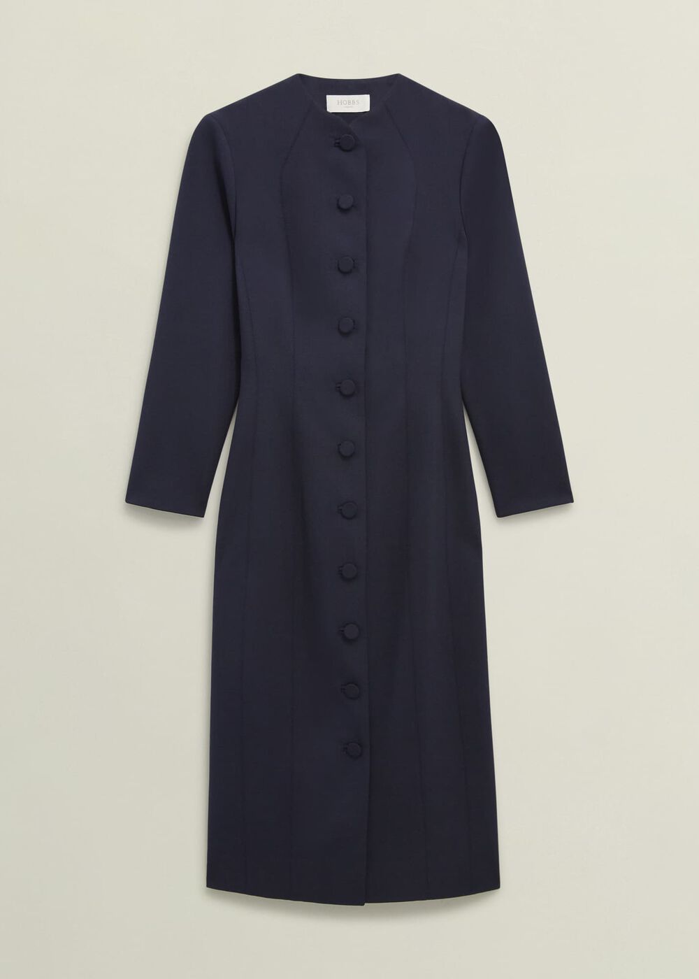 Berkeley Dress With Wool, Navy, hi-res