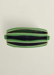 Carlton Leather Crossbody Bag, Laurel Green, hi-res