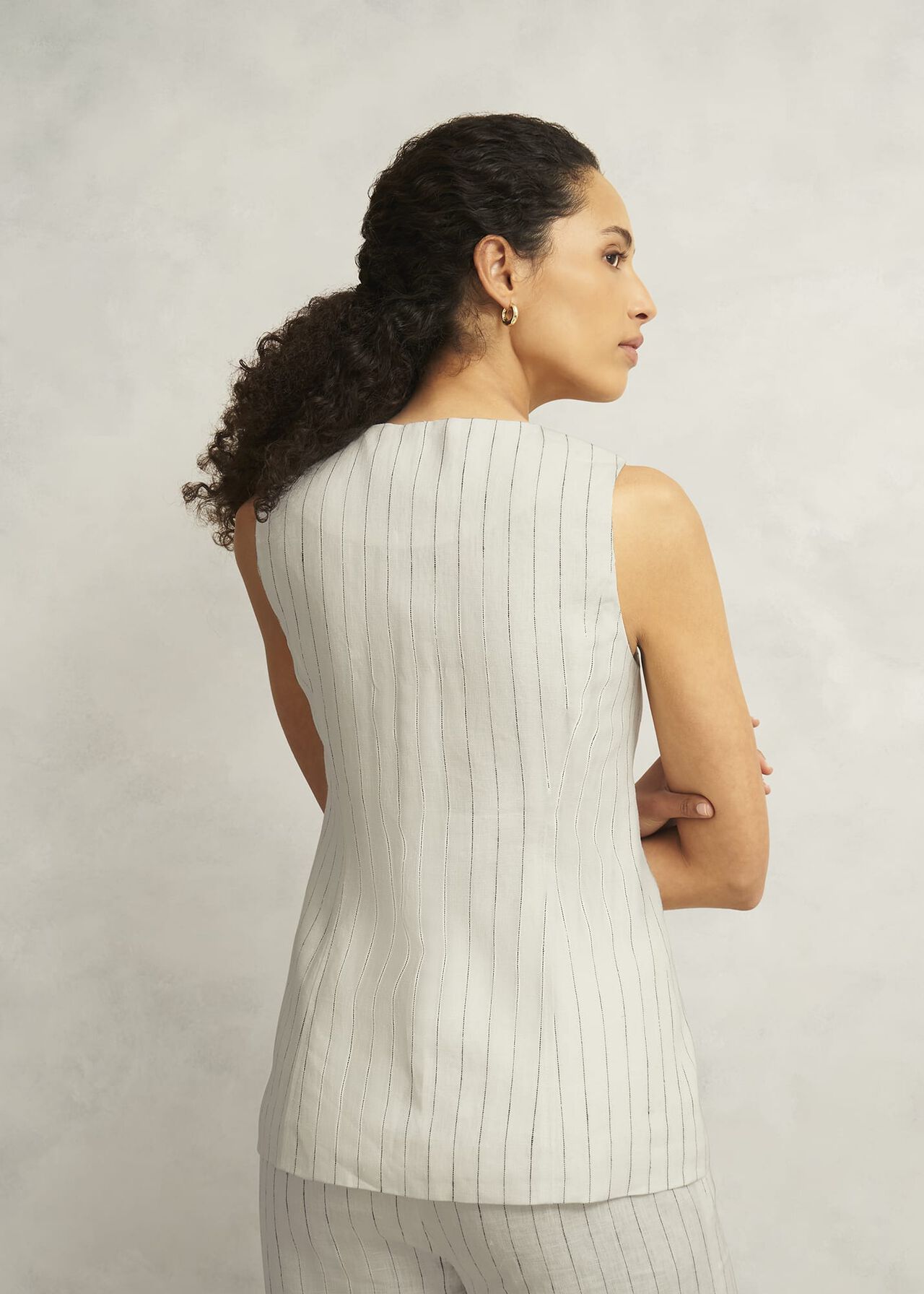 Groombridge Vest, Ivory Navy, hi-res