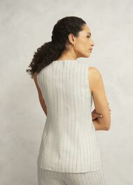 Groombridge Vest, Ivory Navy, hi-res