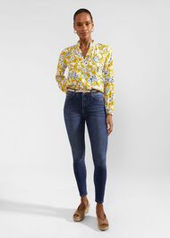Shona Blouse, Yellow Multi, hi-res