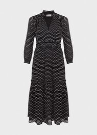 Annalise Dress, Navy Ivory, hi-res