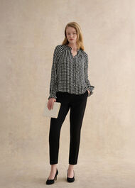 Hewlett Geo Top, Black Cream, hi-res