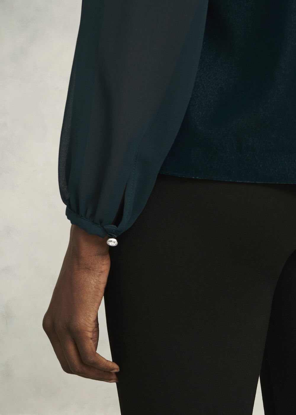 Tallulah Velvet Top, Evergreen, hi-res