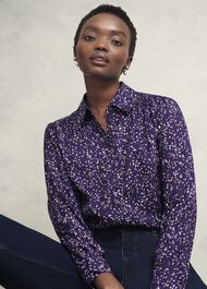 Kirsty Shirt, Purple Multi, hi-res