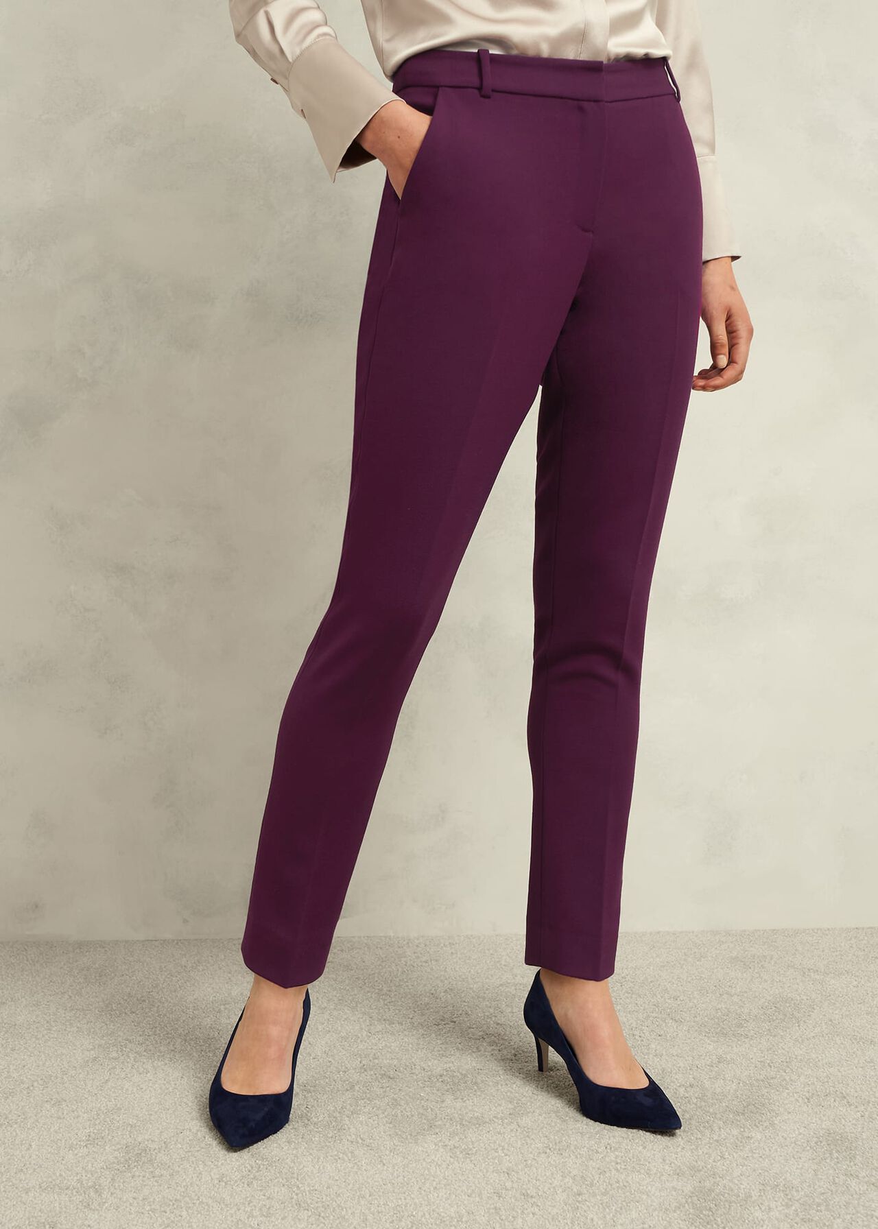 Petite Sami Pants, Warm Plum, hi-res