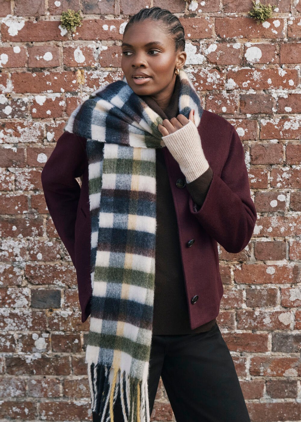 Danica Scarf, Cream Multi, hi-res