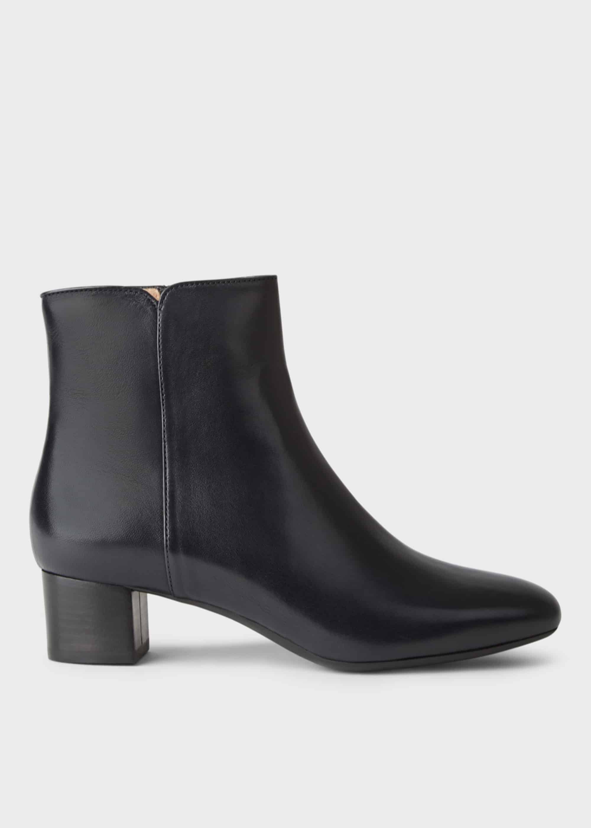 hobbs navy ankle boots