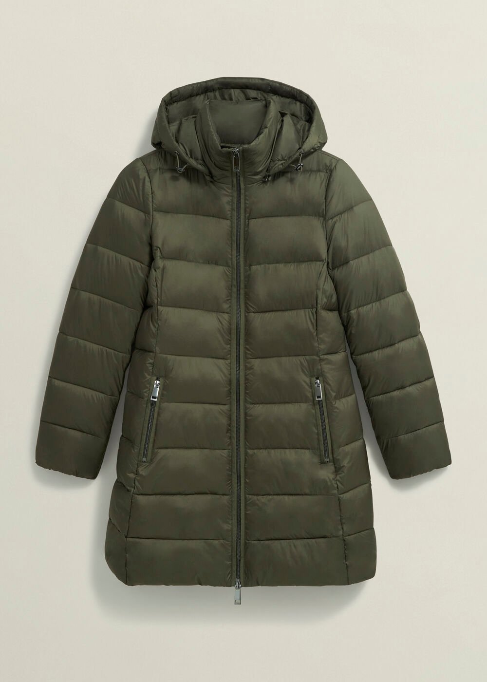 Petite Joelle Puffer Coat, Dark Olive, hi-res