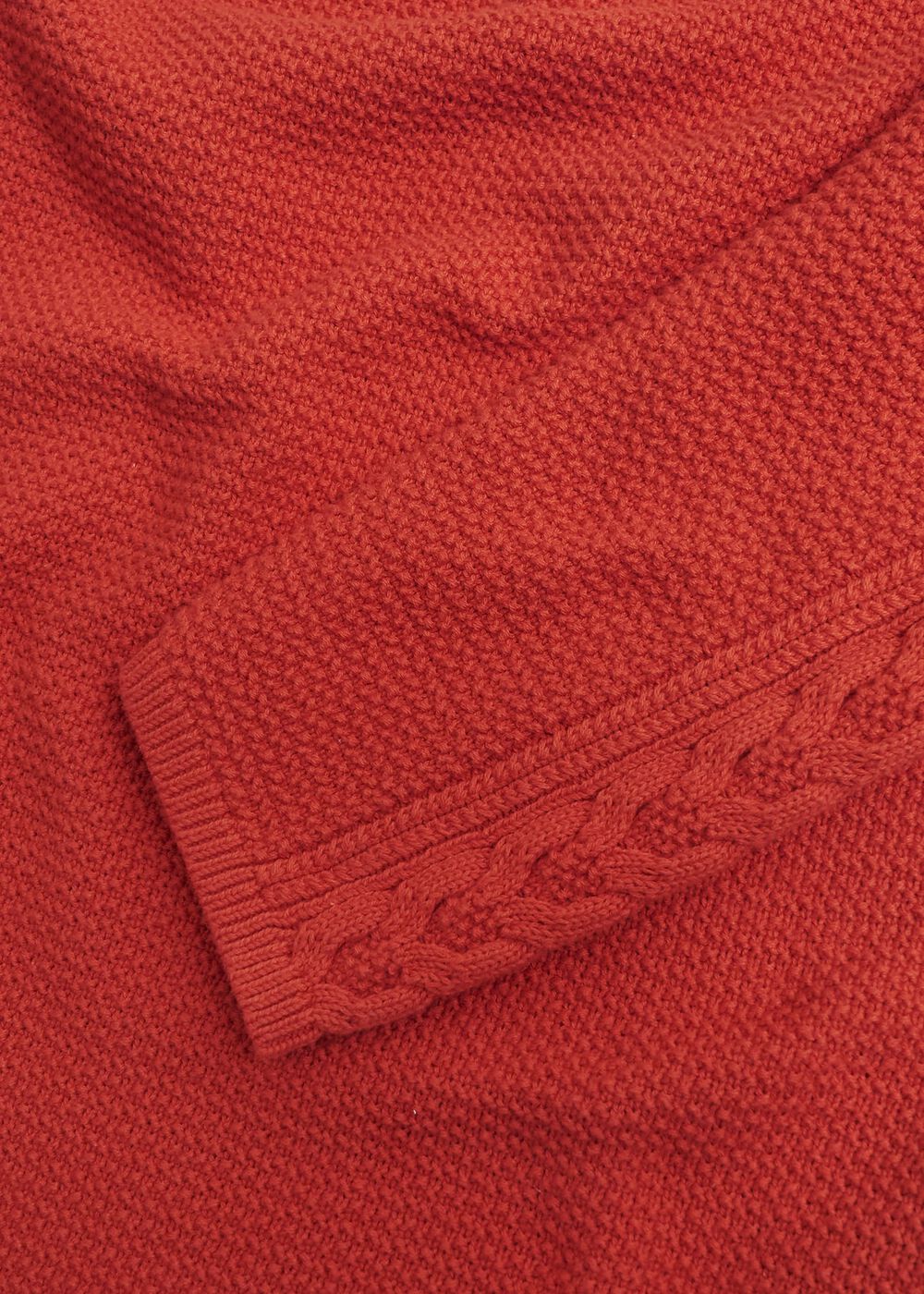 Camilla Cotton Sweater, Scarlet Red, hi-res