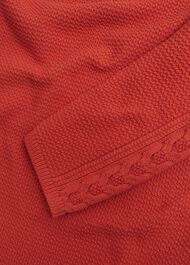 Camilla Cotton Sweater, Scarlet Red, hi-res
