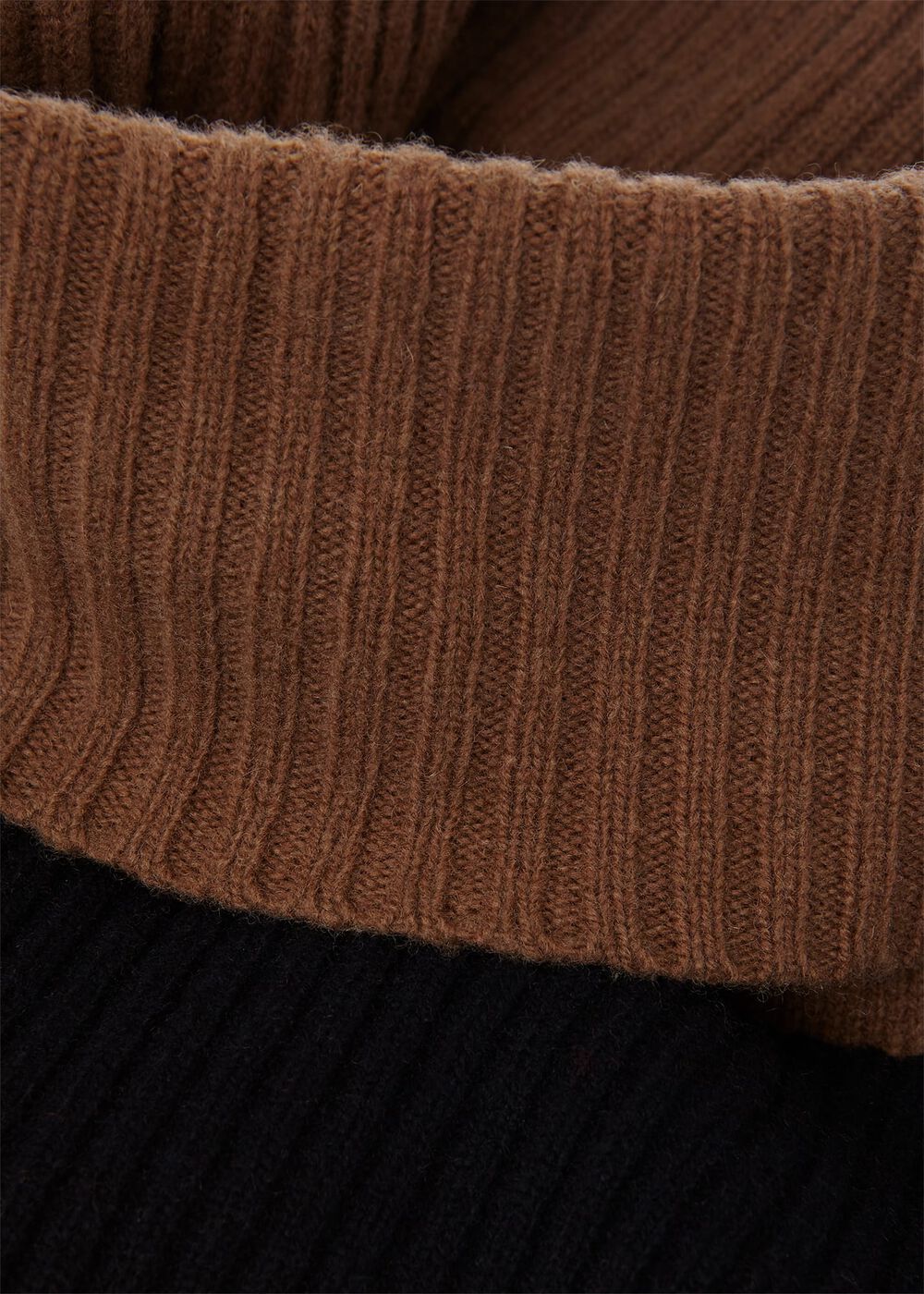 Melodie Merino Wool Sweater, Toffee Black, hi-res