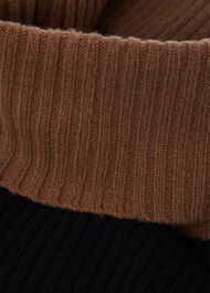 Melodie Merino Wool Sweater, Toffee Black, hi-res