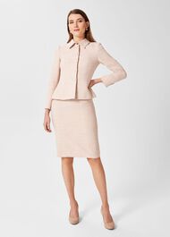 Amelie Shift Dress, Oyster, hi-res