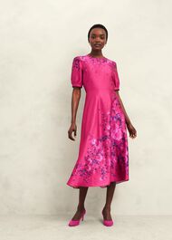 Evangeline Dress, Pink Multi, hi-res