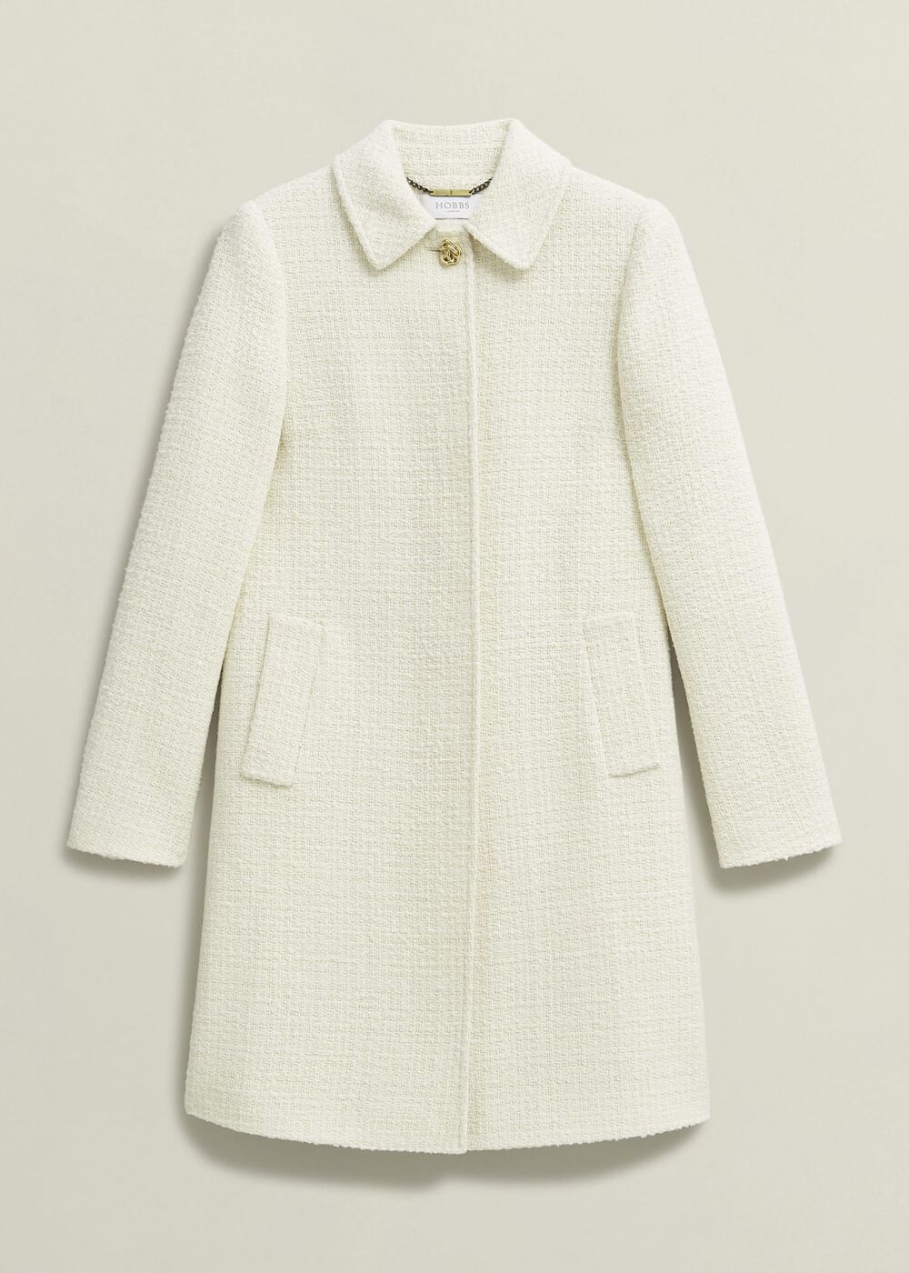 Saffie Coat, Ivory, hi-res