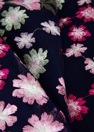 Ira Embroidered Dress, Navy Multi, hi-res