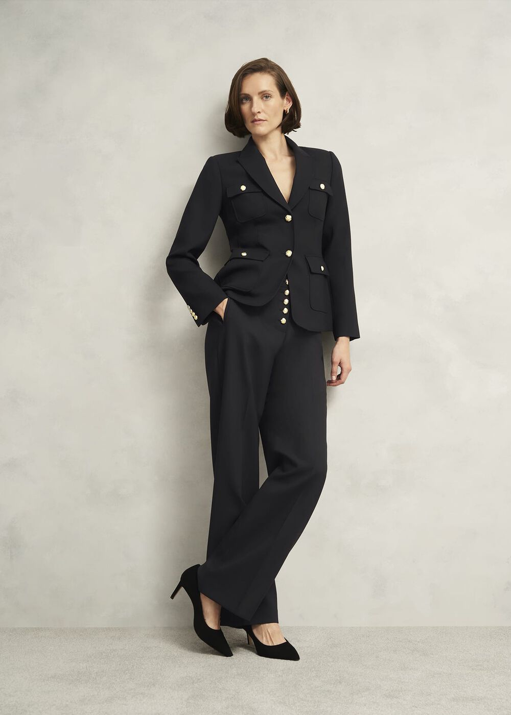 Highclere Jacket, Black, hi-res