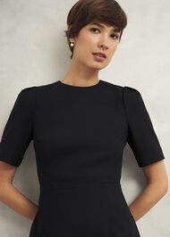 Casey Dress With Wool, Black, hi-res