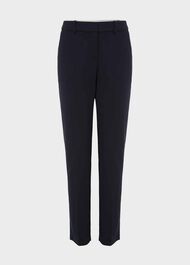 Petite Quin Tapered Trousers, Navy, hi-res