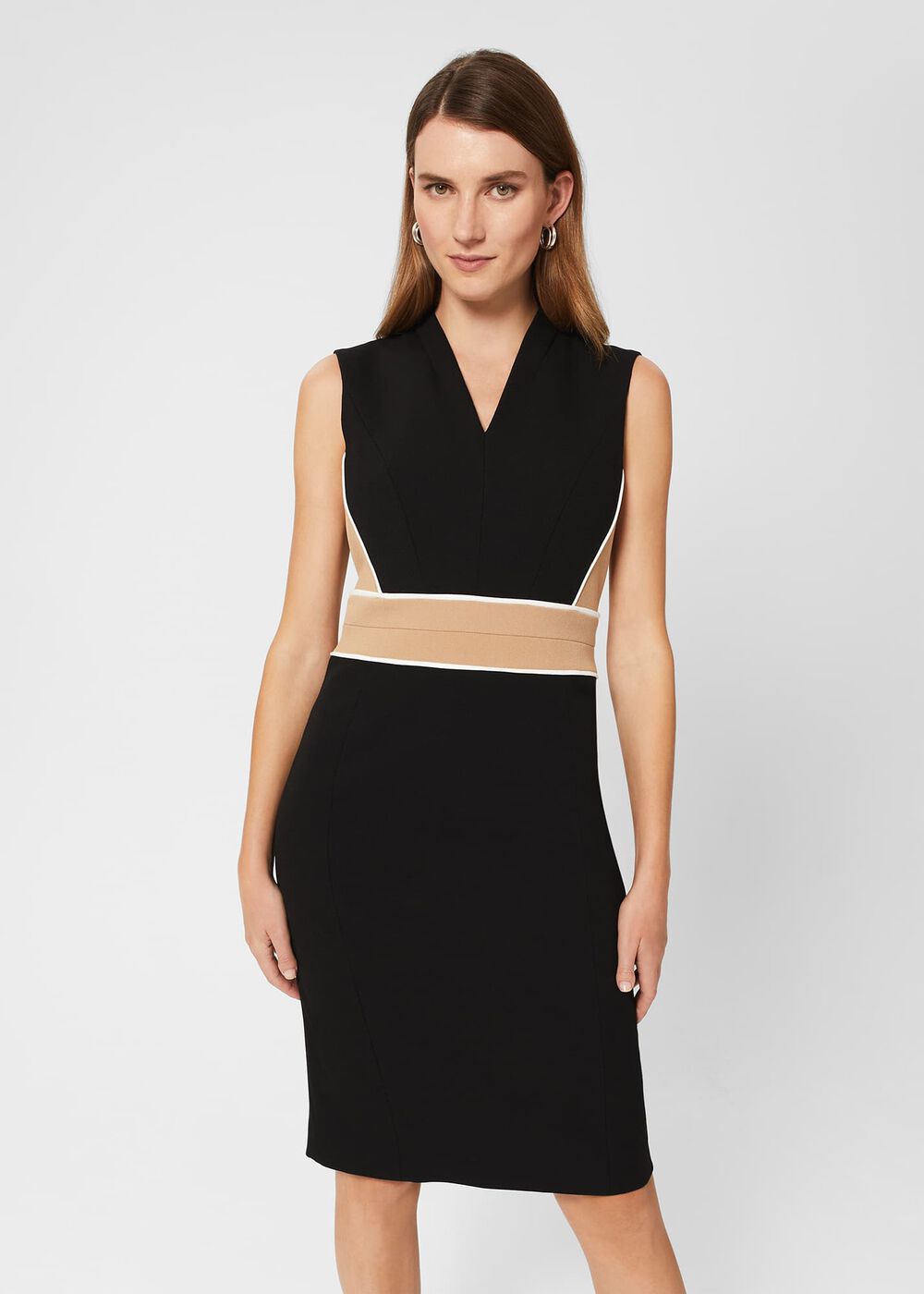 Fatima Dress, Black Camel, hi-res