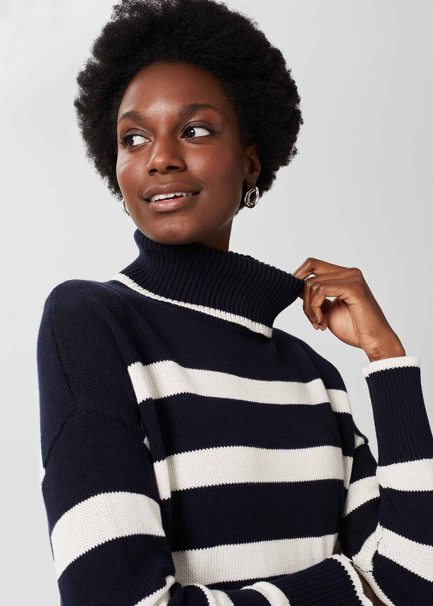 Marie Cotton Striped Sweater