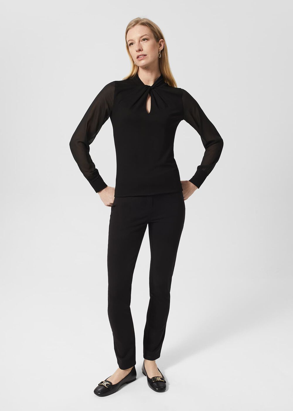 Margot Flat, Black, hi-res