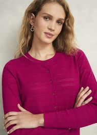 Robin Cardigan, Cerise Pink, hi-res