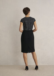 Esme Match Black Dress, Black White, hi-res