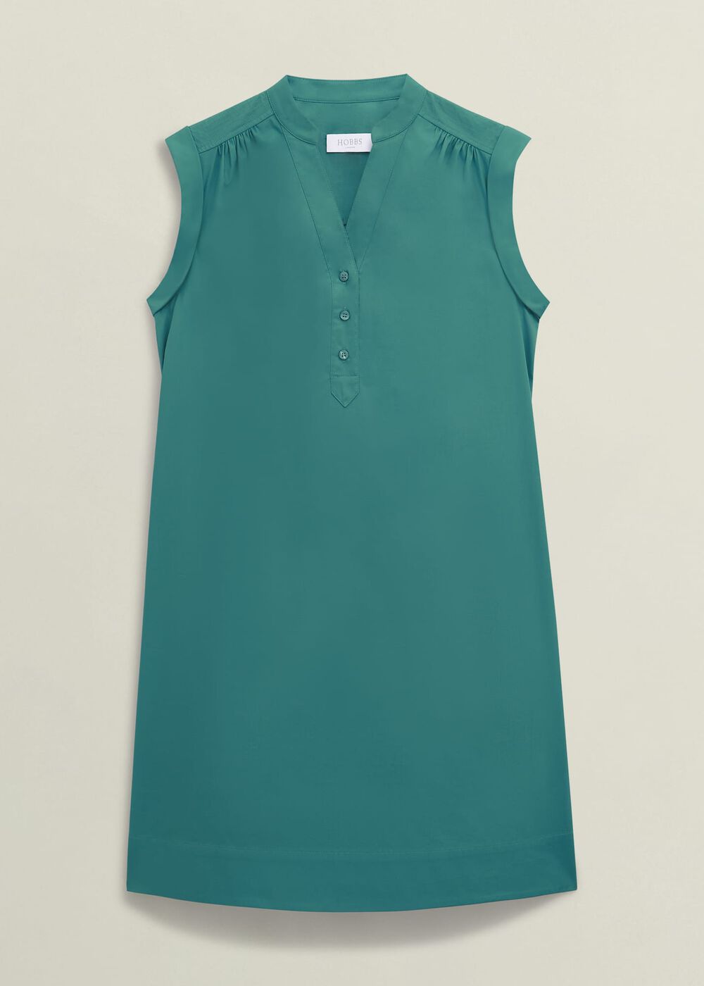 Skye Cotton Dress, Myrtle Green, hi-res
