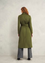 Petite Livia Wool Coat, Kelp Green, hi-res