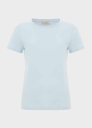 Pixie Cotton T-Shirt, Mineral Blue, hi-res