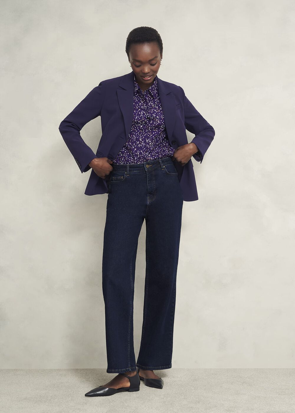 Kirsty Shirt, Purple Multi, hi-res