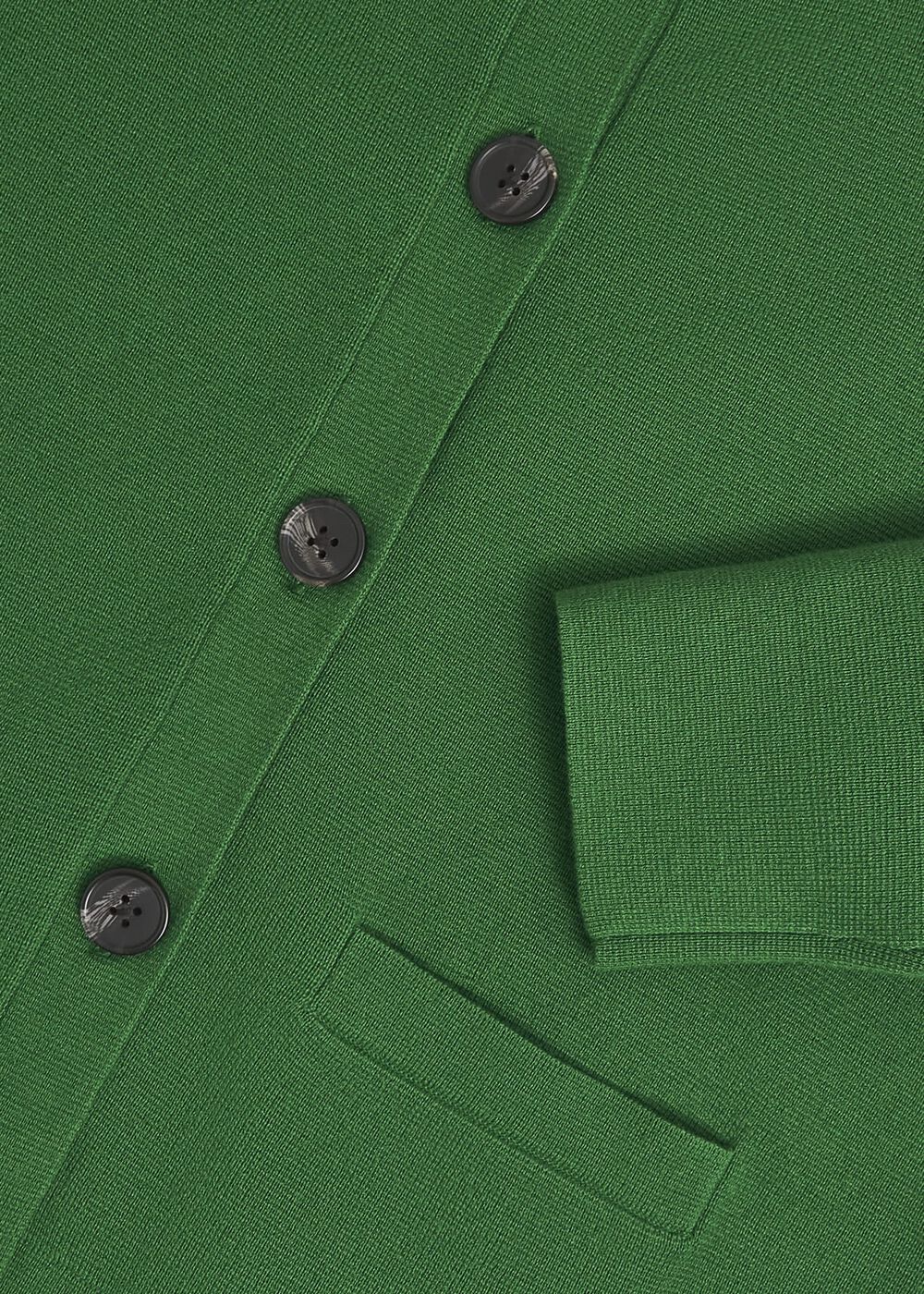 Mia Cotton Wool Knitted Jacket , Verdant Green, hi-res