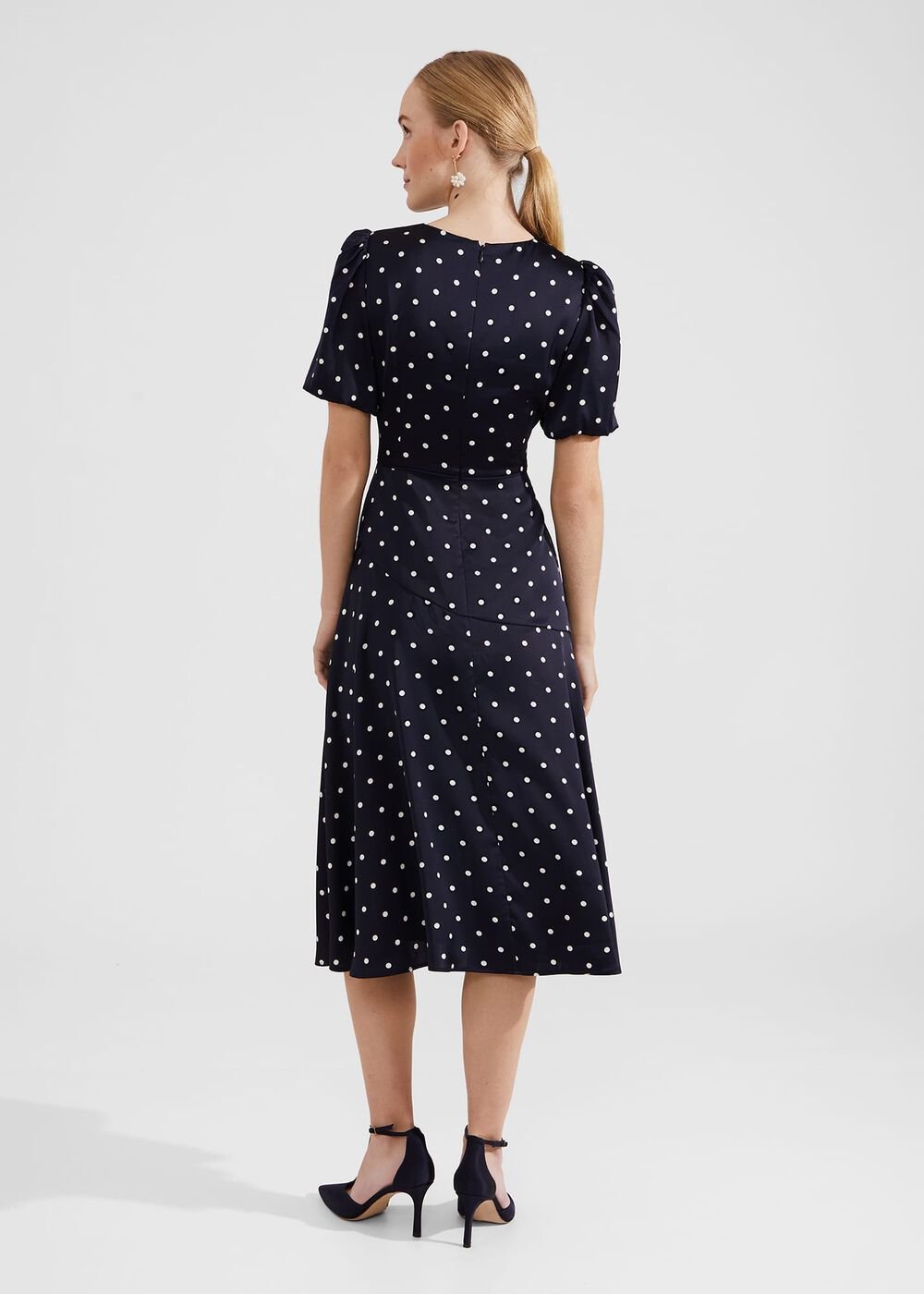 Christina Dress, Navy Ivory, hi-res