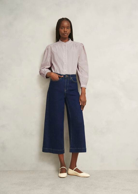 Brinley Crop Wide Leg Jeans