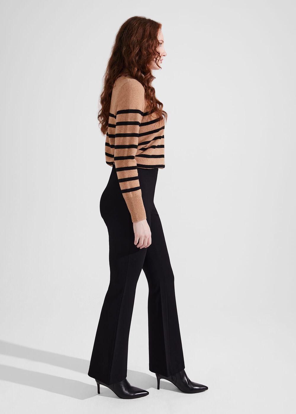 Peggy Ponte Pants, Black, hi-res
