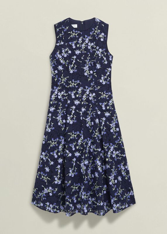 Ria Embroidered Floral Dress