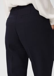 Petite Gael Wool Blend Pants, Navy, hi-res