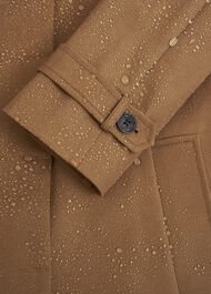 Vienna Shower Resistant Trench Coat, Cinnamon Brown, hi-res