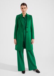Verona Wide Leg Pants, Malachite Green, hi-res