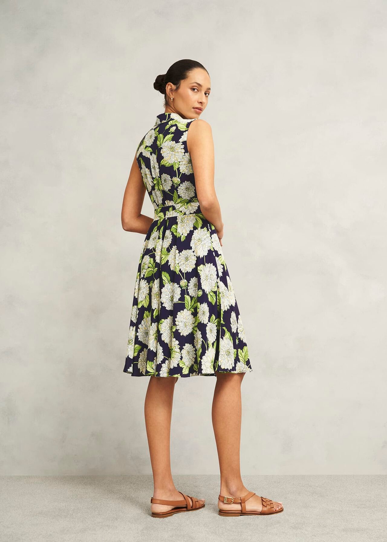 Bea Dress, Navy Multi, hi-res