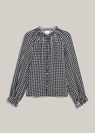 Hewlett Geo Top, Black Cream, hi-res