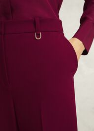 Mabel Straight Pants, Beryl Red, hi-res