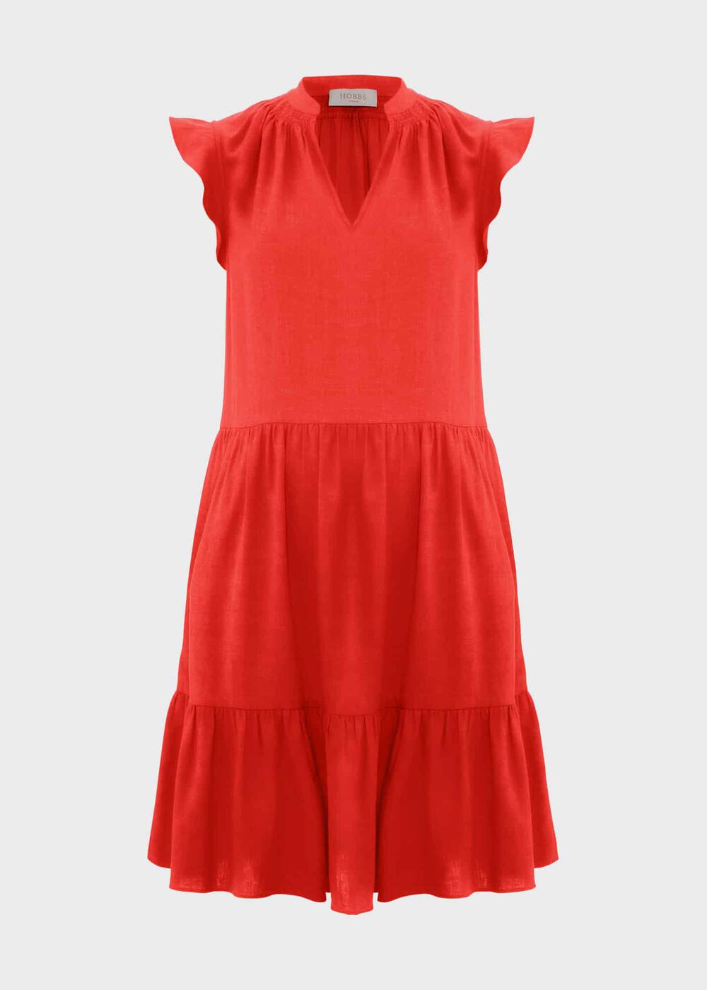Estella Dress, Scarlet Red, hi-res