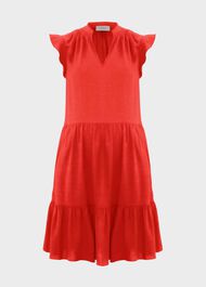 Estella Dress, Scarlet Red, hi-res