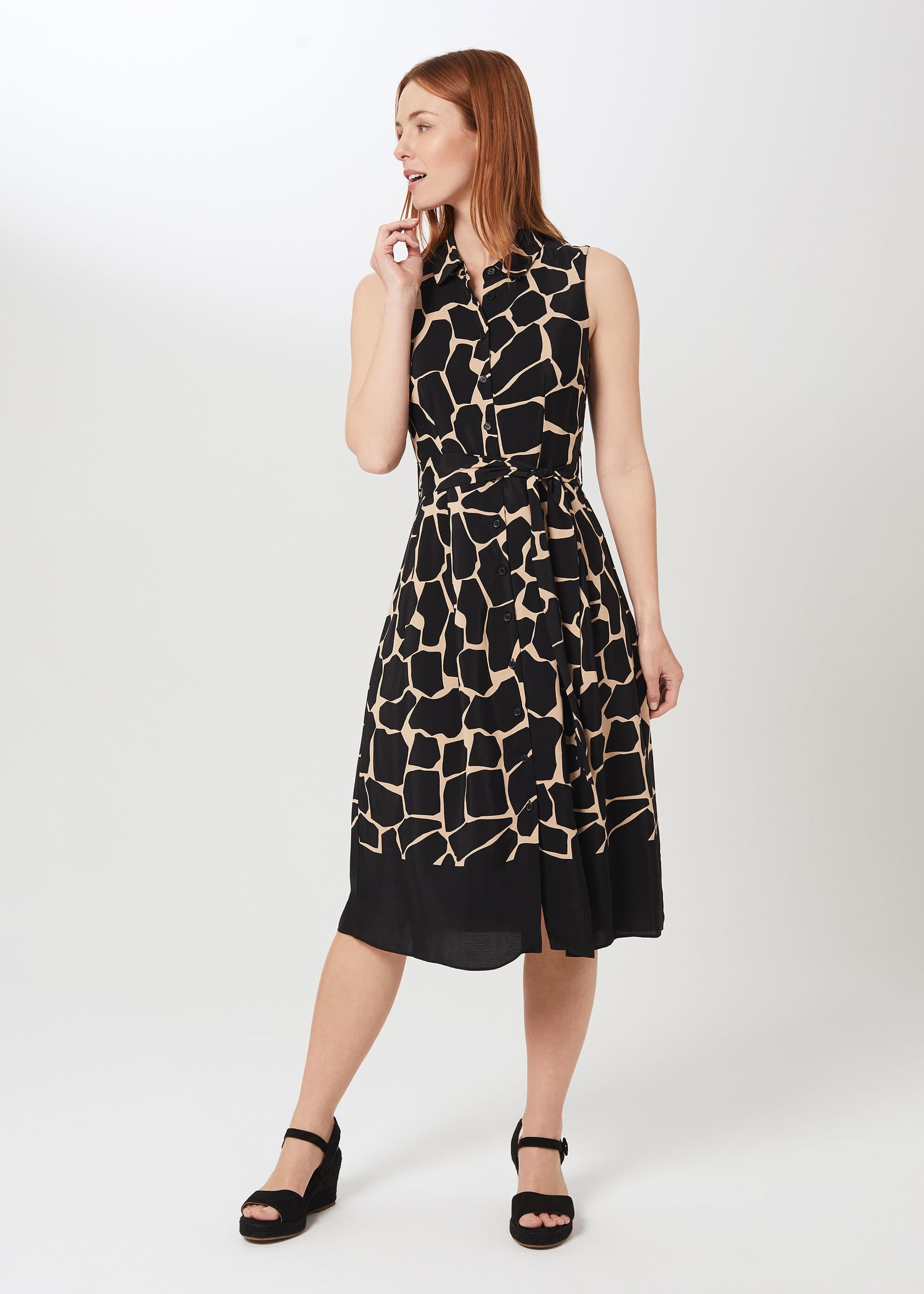 hobbs leopard print dress