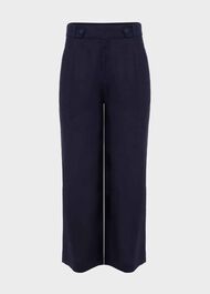 Keighley Crop Trousers, Navy, hi-res