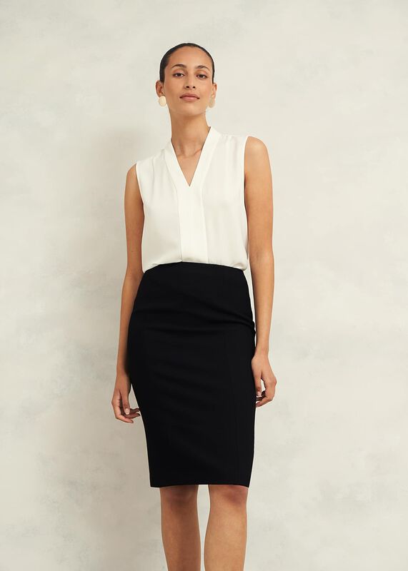 Shelley Blouse, Ivory Shelley Blouse