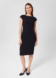 Mia Dress, Navy, hi-res